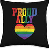 Gay Pride Pillows LGBTQ Proud Ally
