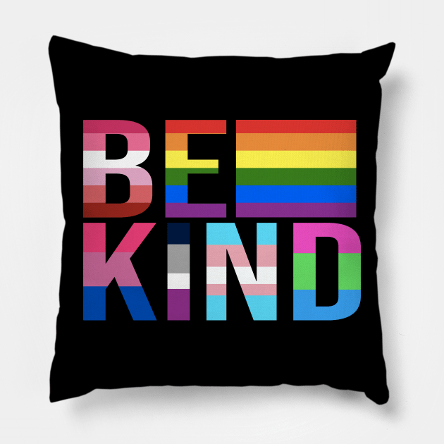 Be Kind LGBT Gay Pride Pillow