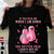 Boxing If You Kick Me When I Am Down You Better Pray I Don'T Get Up Breast Cancer Awareness Shirt