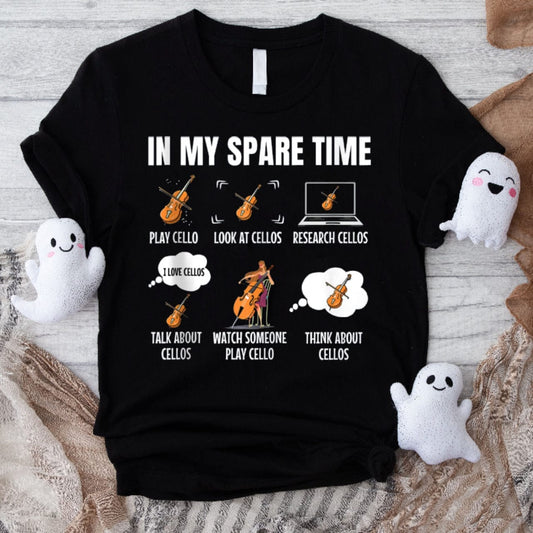 Cosas que hago en mi tiempo libre Camiseta de violonchelista