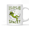 Lazy Crazy And Little Outer Spacey Alien Alien Mugs, Cup