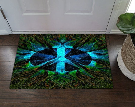 Fractal  Hippie Doormat