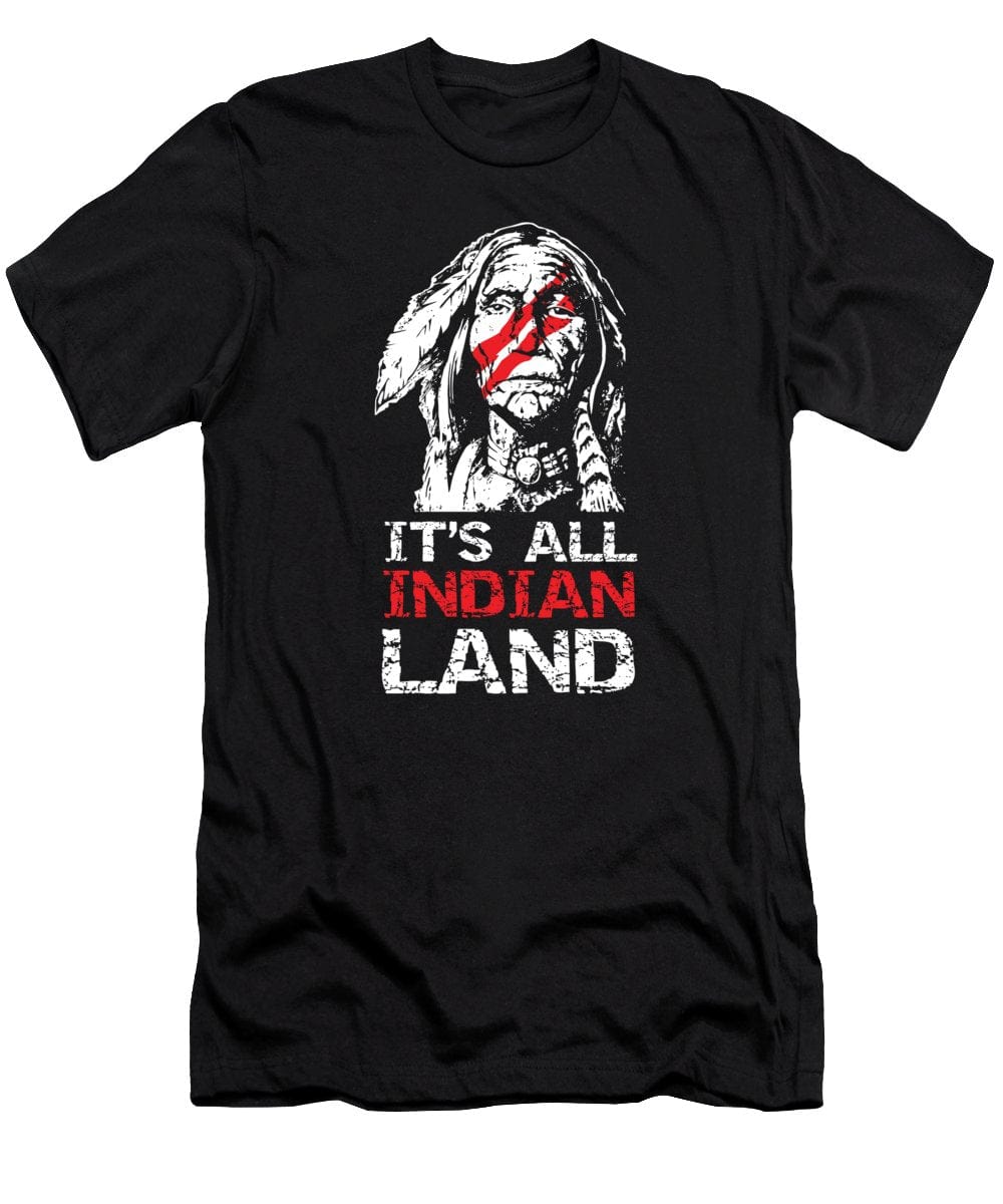 Native American It's All Indian Land Old Woman Shirt