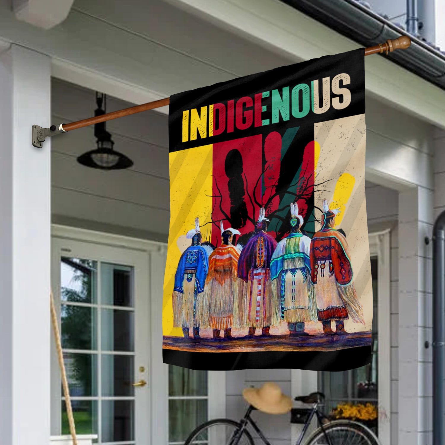 Indigenous Lives Matter Native American House & Garden Flag