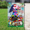 In This Home We Never Give Up, Puzzle Piece Cat, Autism American Awareness Flag, House & Garden Flag
