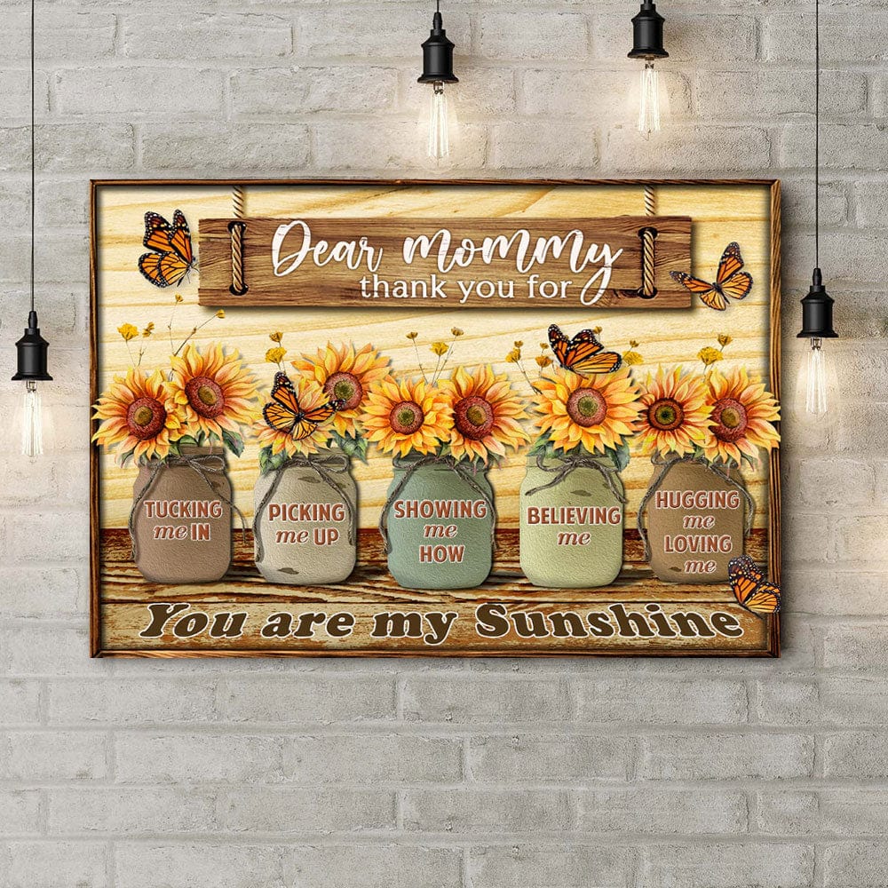 You Are My Sunshine Mother's Day Poster, Canvas