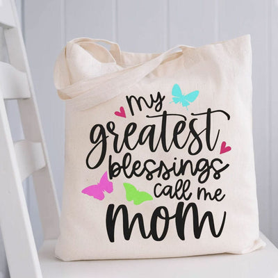 My Greatest Blessings Call Me Mom Mother's Day Tote Bag