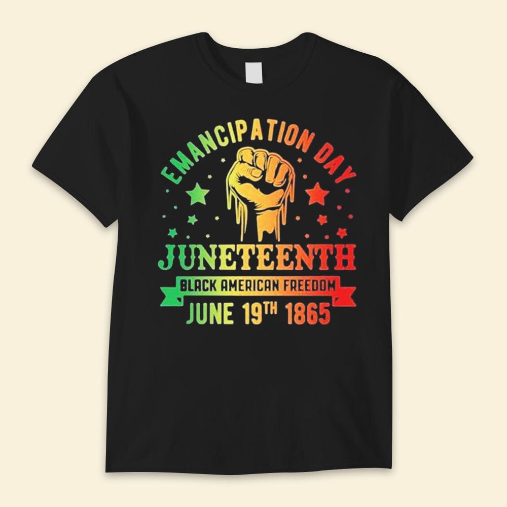 Camisetas de la libertad afroamericana del Juneteenth