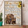 To My Mom I Am Forever Grateful Mother's Day Poster, Canvas