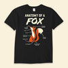 Anatomy Of A Fox Fox Shirts