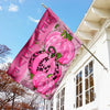 Believe, Pink Ribbon And Pumpkin, Breast Cancer Awareness Flag, House & Garden Flag