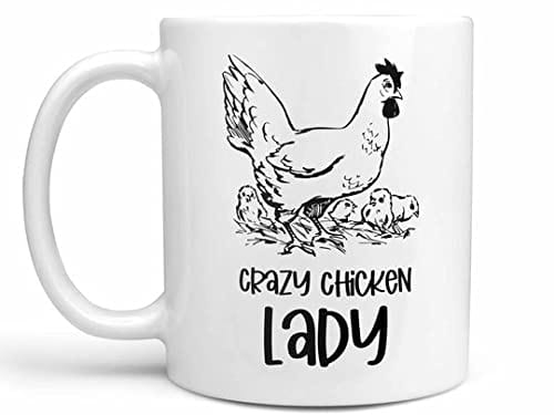 Taza de pollo Crazy Chicken Lady