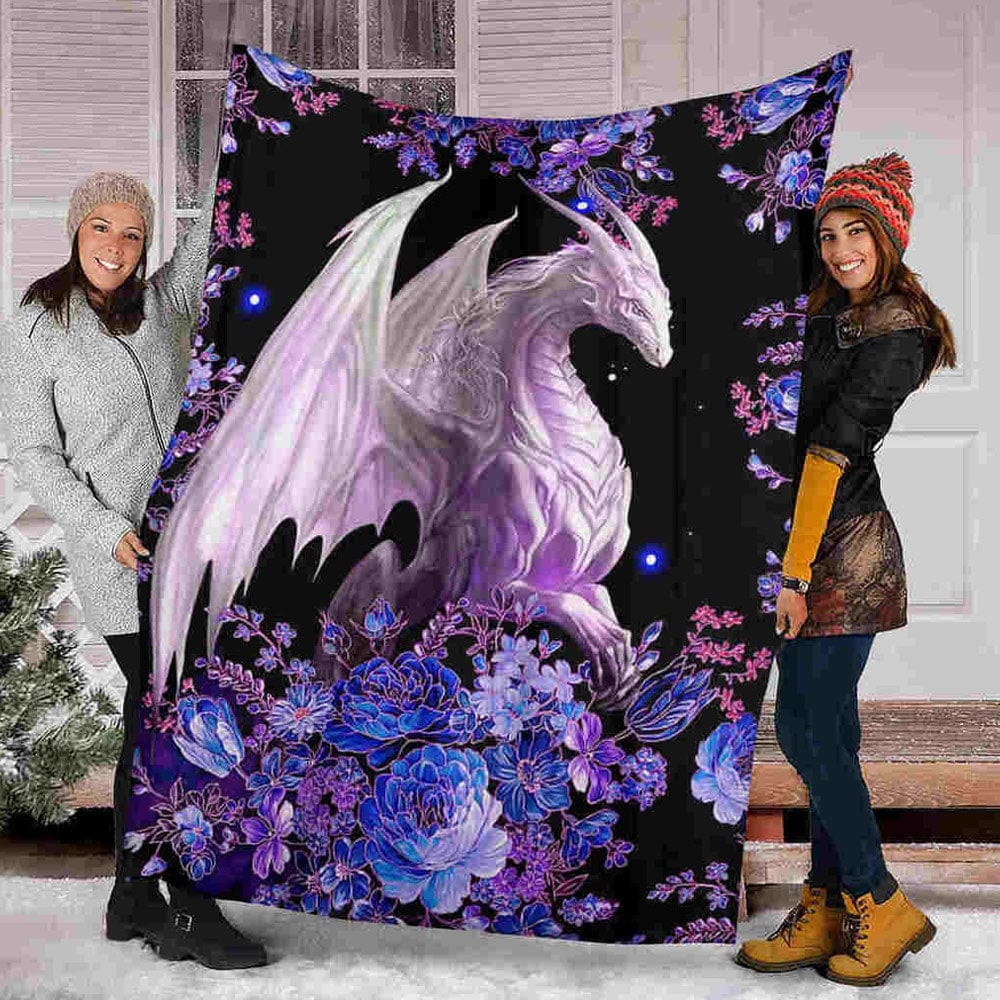 Purple best sale dragon blanket