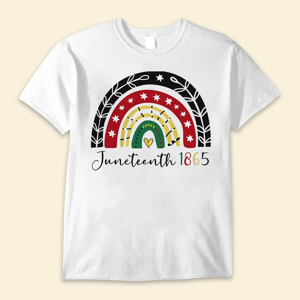 Camisetas arcoiris del Juneteenth de 1865