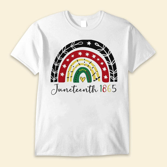 Camisetas arcoiris del Juneteenth de 1865