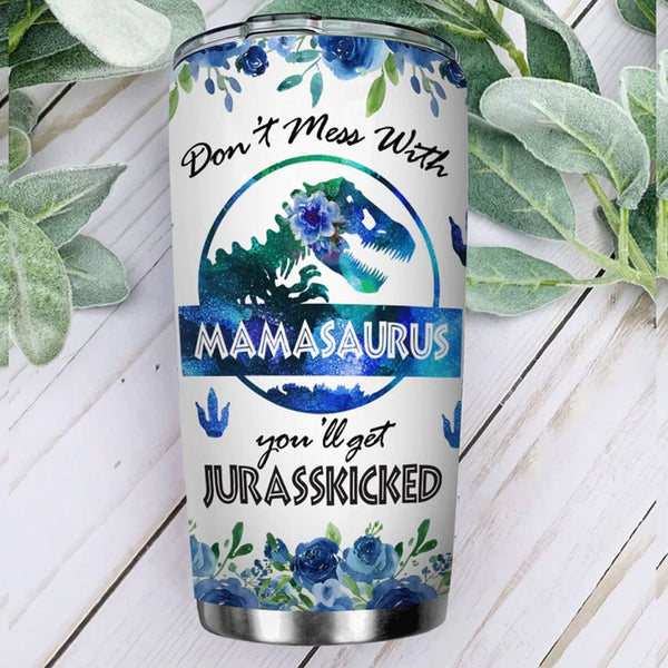 Mamasaurus Jurassic Park Tumbler - Salt & Soul