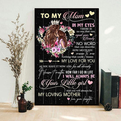 You Will Always Be My Loving Mother Mother's Day Poster, Canvas