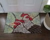 Chicken Couple Chicken Doormat