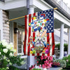 In This House We Never Give Up, Puzzle Piece Gnome, Happy Easter Day, Autism Awareness Flag, House & Garden Flag