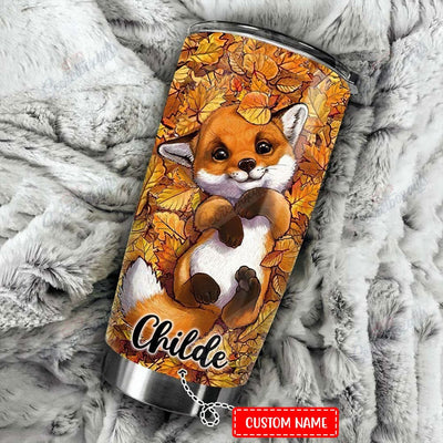 Personalized Cute Fox Fox Tumbler