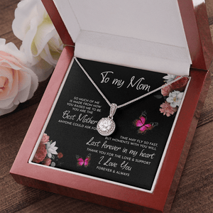 To My Mom Eternal Hope Necklace - Best Mom Anyone Could Ask For Stunning Eternal Hope Pendant Necklace