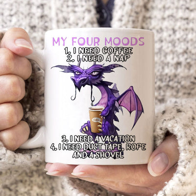 My Four Moods Dragon Mugs, Cup