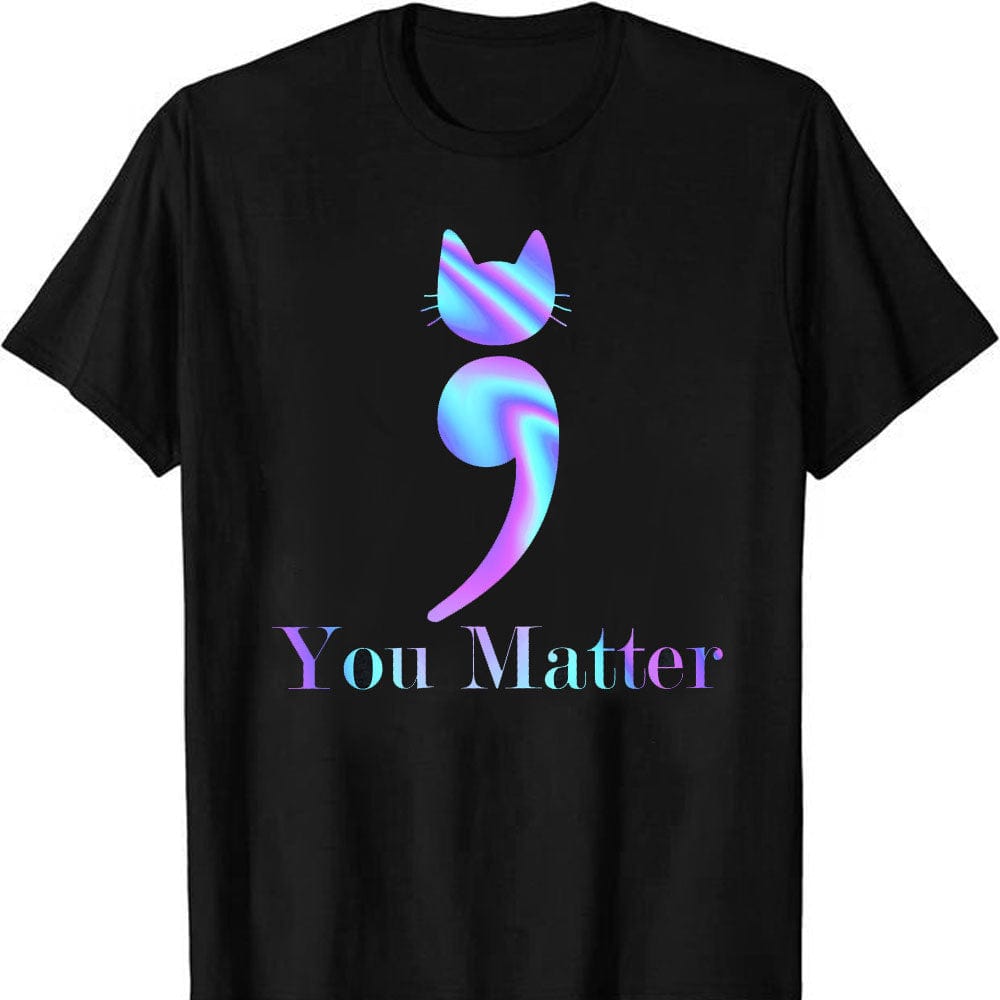 Camiseta de concienciación sobre la prevención del suicidio "You Matter"