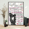To My Mom If I Could Give You One Thing Mother's Day Poster, Canvas