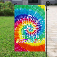 It's Ok To Be Different, Puzzle Piece, Autism Awareness Flag, House & Garden Flag