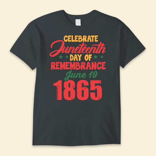 Camisetas del Día del Recuerdo del 19 de junio
