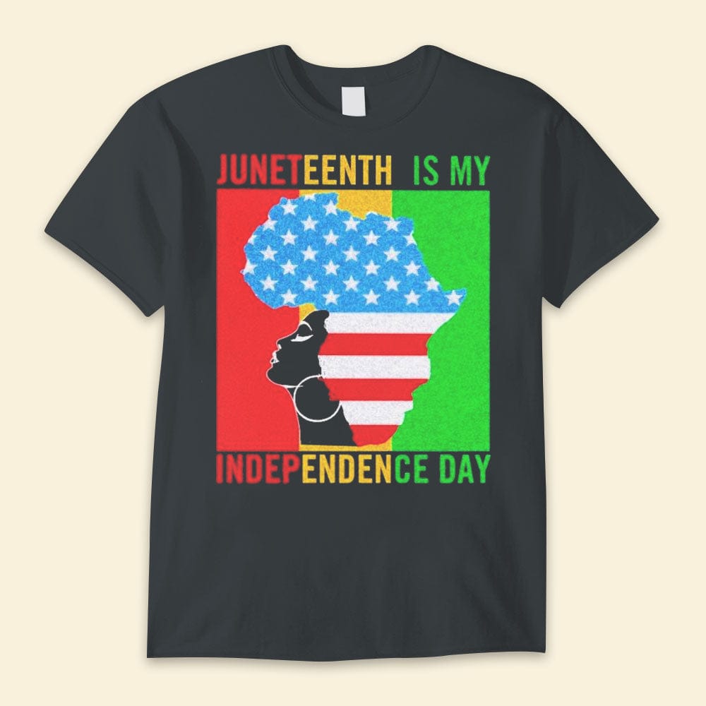 Camisetas de Juneteenth es mi día de la independencia