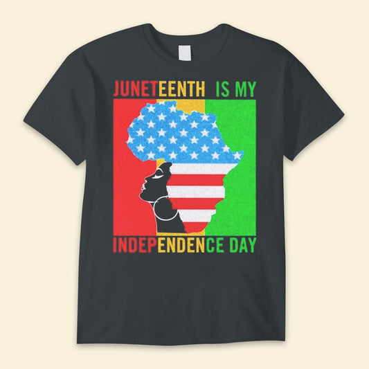 Camisetas de Juneteenth es mi día de la independencia
