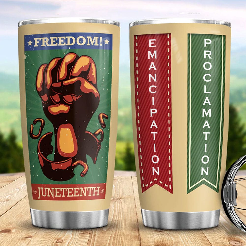 Juneteeth Freedom Tumbler