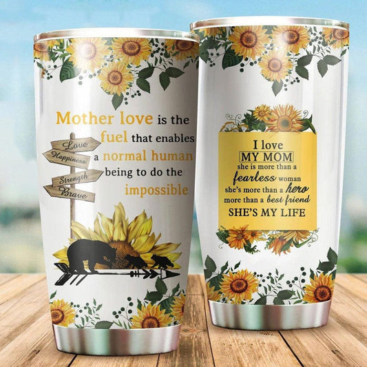 El amor de madre es el combustible Vaso para el Día de la Madre