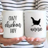 Personalized Crazy Chicken Lady Chicken Mug