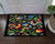 Colorful Chickens & Flower Chicken Doormat