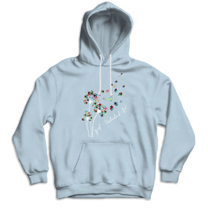 Autism Acceptance Awareness Shirt, Accept Understand Love, Puzzle Piece Dandelion