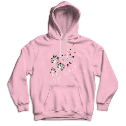 Camiseta de concienciación sobre la aceptación del autismo, aceptar, comprender, amar, pieza de rompecabezas, diente de león