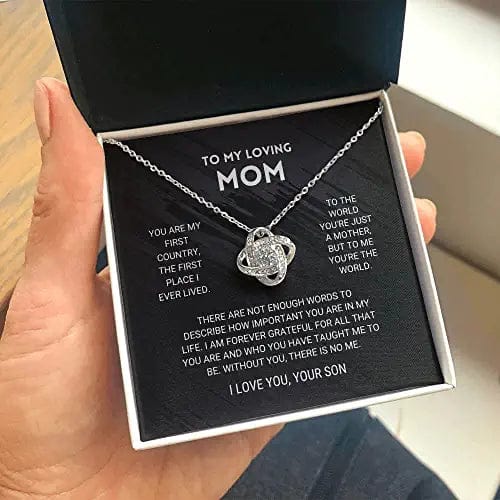 To My Loving Mom Necklace Jewellery From Son - Not Enough Words To Describe How Important You Are In My Life
