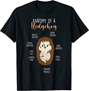 Anatomy Of A Hedgehog T Shirt