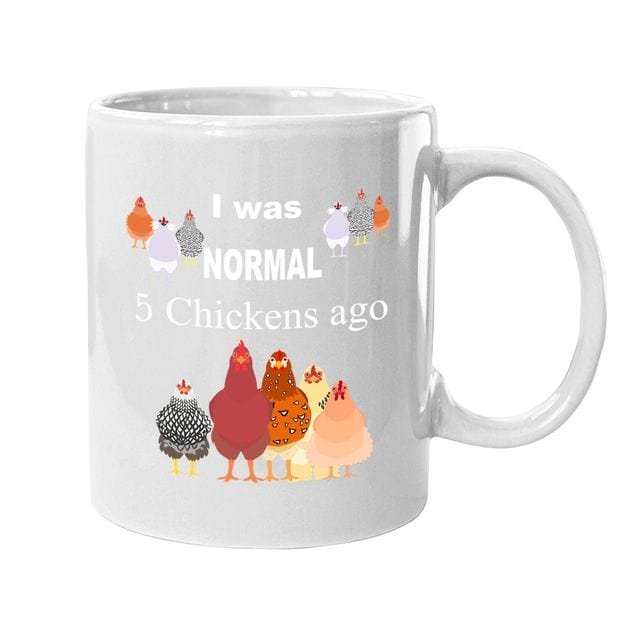 I Was Normal Chicken Mug