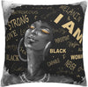 Afro Black Art African American Pillow
