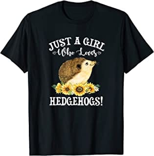 Camiseta "Solo una chica que ama a los erizos"