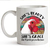 She's Beauty She's Grace Chicken Mug