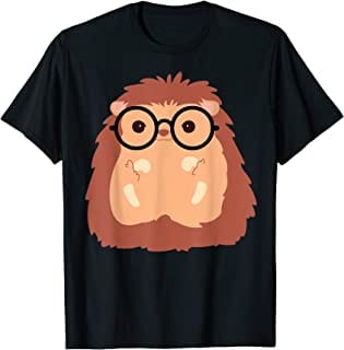 Para los amantes del erizo con gafas Camiseta de erizo