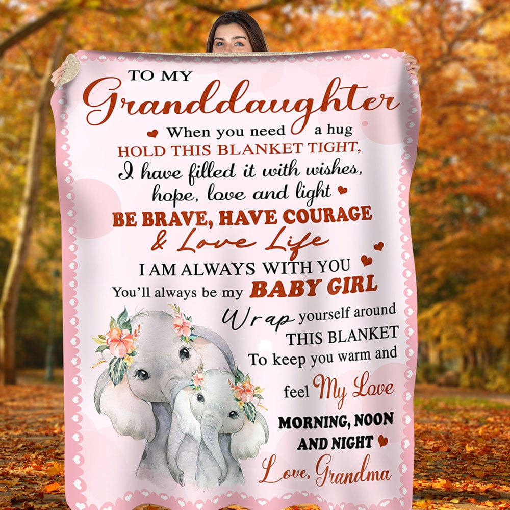 To my granddaughter cheap blanket