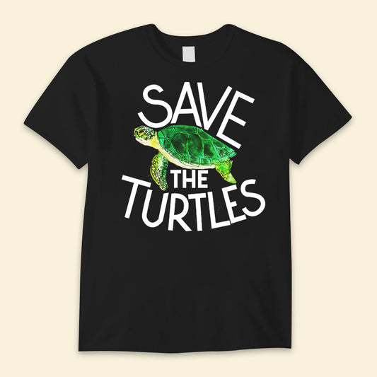 Camisetas de tortugas de Save The Turtles