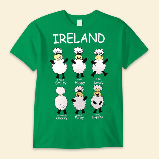 Camisetas divertidas de ovejas de Irlanda