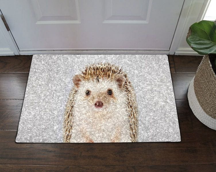 Cute Winter Hedgehog Doormat