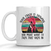Your Crazy Is Showing Funny Chicken Mug